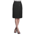Ladies Wrap Style Skirt Charcoal